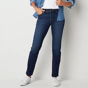 Jeans: Secretly slander dark wash denim